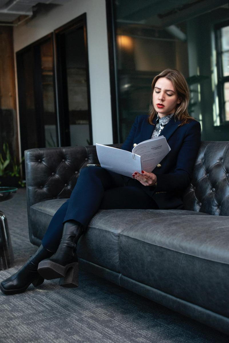 Nicole Brenecki in office
